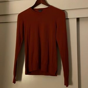 Red orange Theory sweater size medium